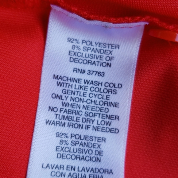 CALLAWAY Women's Red Stretch UPF 15+ Elbow Sleeve Golf Polo Shirt sz S - Picture 7 of 8